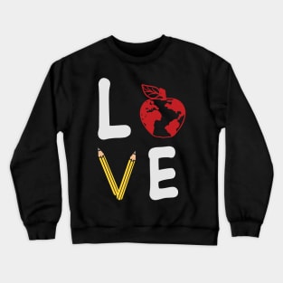 Love Teacher And Student Crewneck Sweatshirt